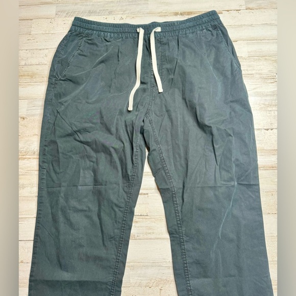 J.Crew Sport Pants XL Black Pull On Drawstring Waist Casual Elastic waist - Picture 2 of 10